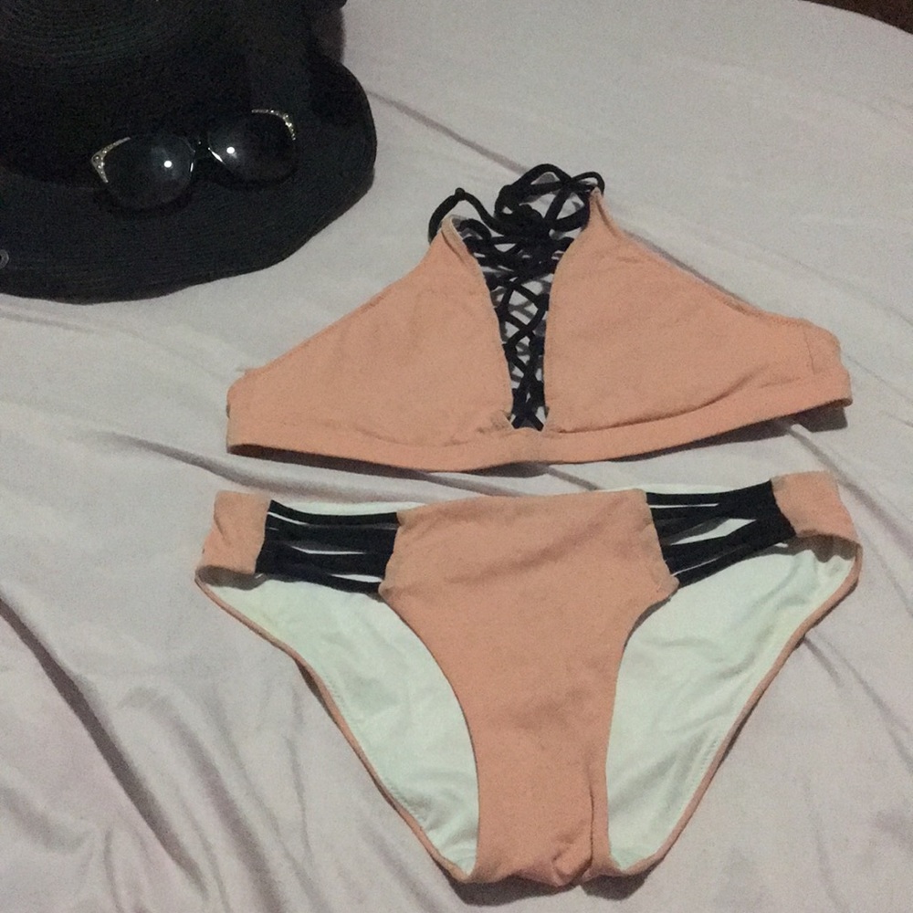 Pink bikini